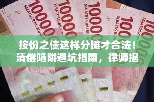 武汉按份之债这样分摊才合法！清偿陷阱避坑指南，律师揭秘关键条款