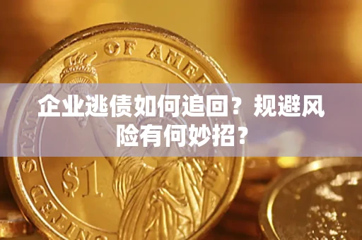 武汉企业逃债如何追回？规避风险有何妙招？