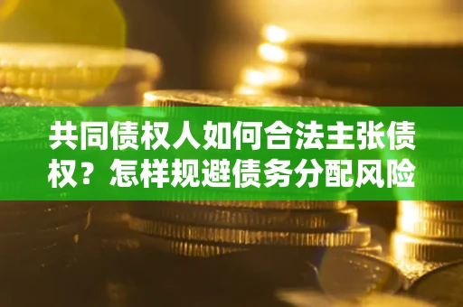 武汉共同债权人如何合法主张债权？怎样规避债务分配风险？