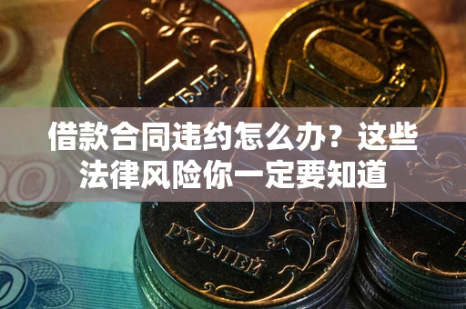武汉借款合同违约怎么办？这些法律风险你一定要知道