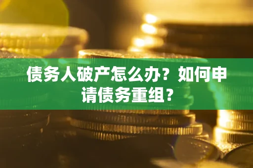 武汉债务人破产怎么办？如何申请债务重组？