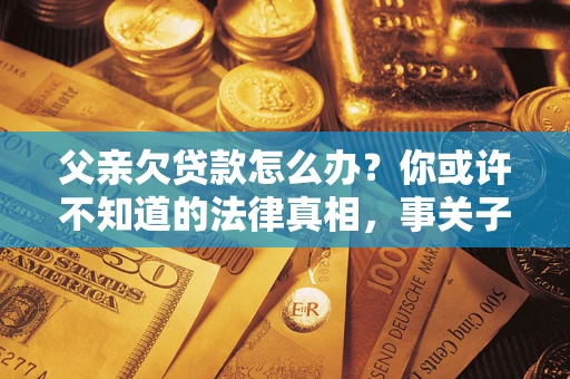 武汉父亲欠贷款怎么办？你或许不知道的法律真相，事关子女未来