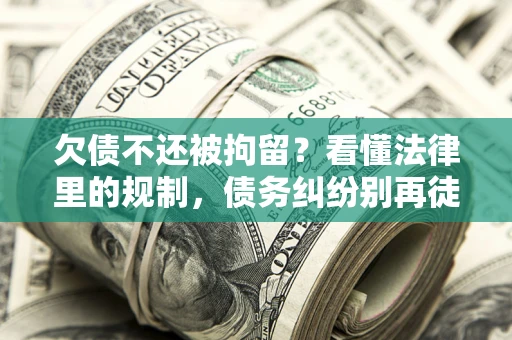 武汉欠债不还被拘留？看懂法律里的规制，债务纠纷别再徒劳奔波