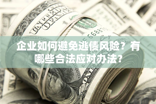 武汉企业如何避免逃债风险？有哪些合法应对办法？