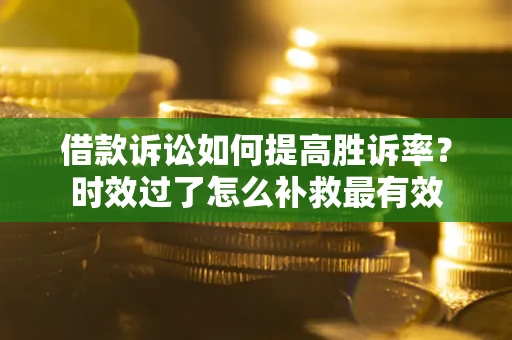 武汉借款诉讼如何提高胜诉率？时效过了怎么补救最有效