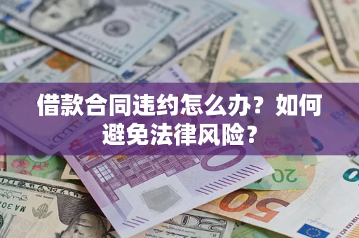 武汉借款合同违约怎么办？如何避免法律风险？