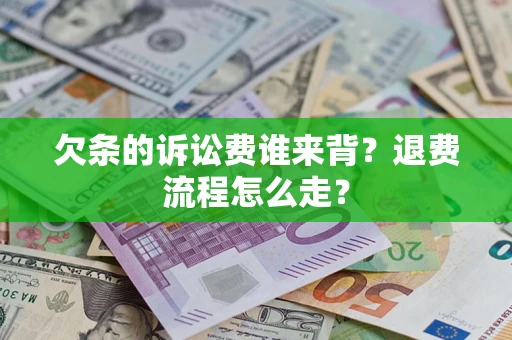 武汉欠条的诉讼费谁来背？退费流程怎么走？