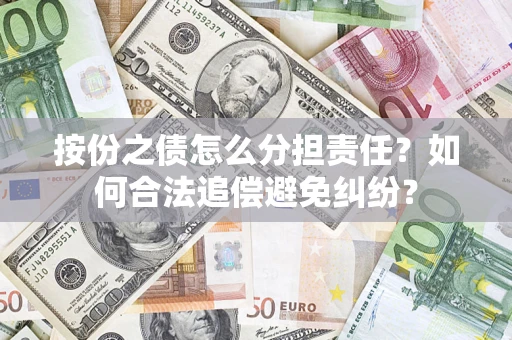 武汉按份之债怎么分担责任？如何合法追偿避免纠纷？